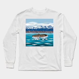 Whale Watch, Kairkoura, NZ Long Sleeve T-Shirt